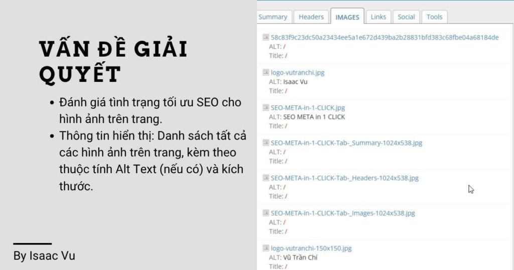 SEO META in 1 CLICK - Tab _Images